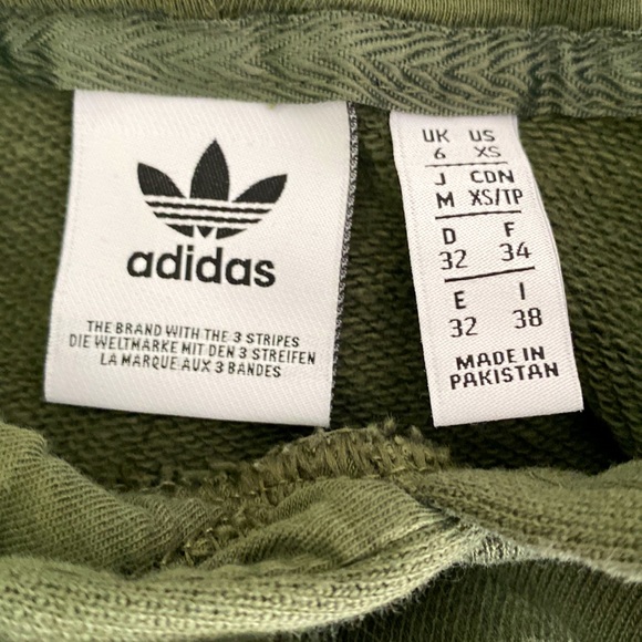 ADIDAS Originals Trefoil Hoodie Olive Green - Picture 8 of 9